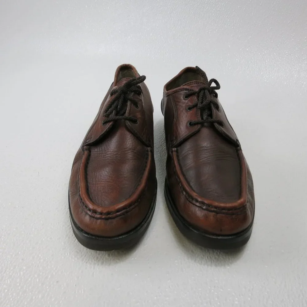 Clarks Oil Tanned Leather Casual Dress Oxfords Footwear Men's Italy Size 10.5 M